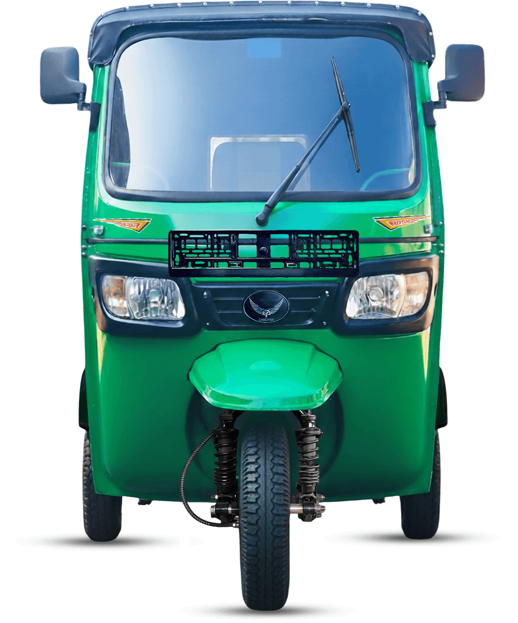Neptune three-wheeler in Forest Green